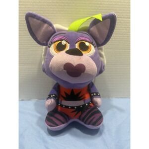 Five Nights At Freddy's FNAF Security Breach Roxanne Roxy Wolf Plush 12" Purple